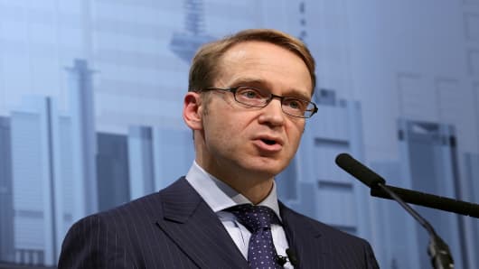 ECB Governing Council member and president of the Deutsche Bundesbank Jens Weidmann